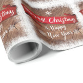 Frohe Weihnachten Geschenkpapier (Rolleneckpunkt)
