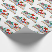 Frohe Weihnachten Geschenkpapier (Ecke)