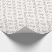 Frohe Weihnachten Geschenkpapier (Ecke)