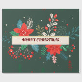 Frohe Weihnachten Geschenkpapier (Flach)