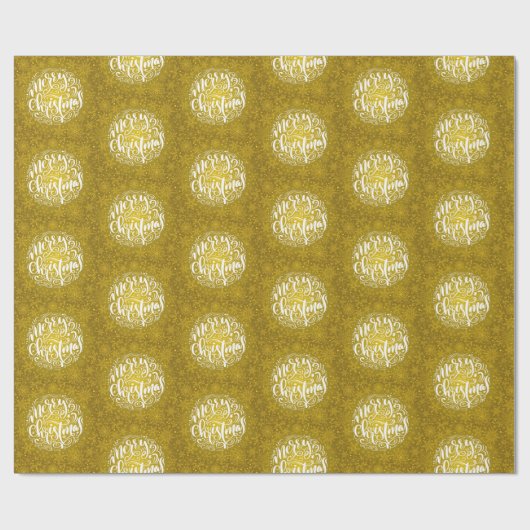 Frohe Weihnachten Geschenkpapier (Flach)