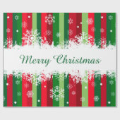 Frohe Weihnachten Geschenkpapier (Flach)