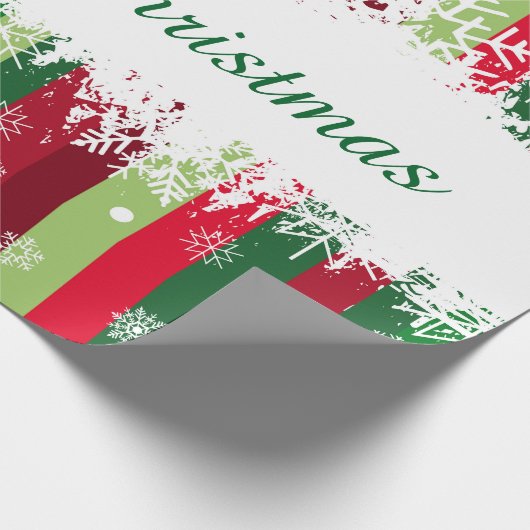 Frohe Weihnachten Geschenkpapier (Ecke)