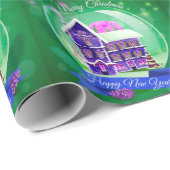 Frohe Weihnachten Geschenkpapier (Rolleneckpunkt)