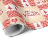 Frohe Weihnachten Geschenkpapier (Rolleneckpunkt)