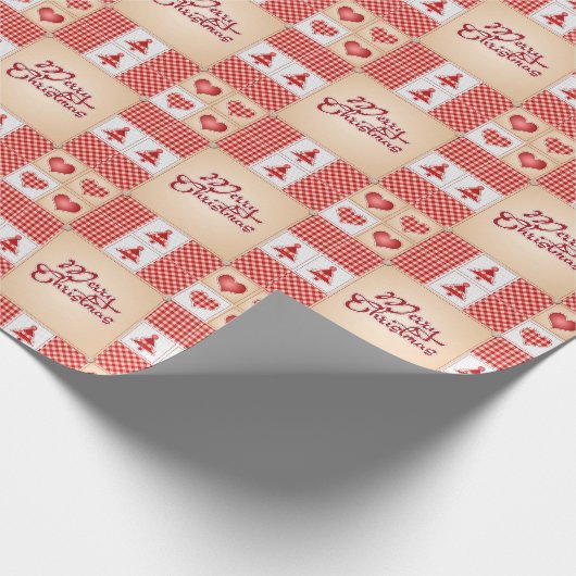 Frohe Weihnachten Geschenkpapier (Ecke)