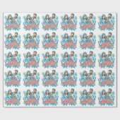 Frohe Weihnachten Geschenkpapier (Flach)