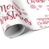 Frohe Weihnachten Geschenkpapier (Rolleneckpunkt)