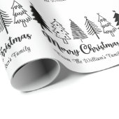 Frohe Weihnachten Geschenkpapier (Rolleneckpunkt)