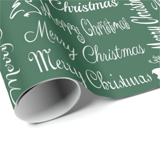Frohe Weihnachten Geschenkpapier (Rolleneckpunkt)