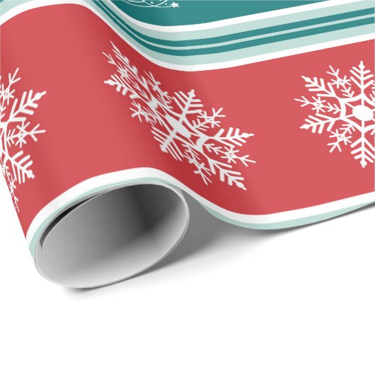 Frohe Weihnachten Geschenkpapier (Rolleneckpunkt)