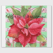 Frohe Weihnachten Geschenkpapier (Flach)