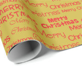 Frohe Weihnachten Geschenkpapier (Rolleneckpunkt)