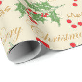 Frohe Weihnachten Geschenkpapier (Rolleneckpunkt)