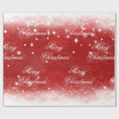 Frohe Weihnachten Geschenkpapier (Flach)