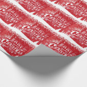 Frohe Weihnachten Geschenkpapier (Ecke)