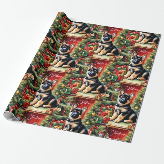 Frohe Weihnachten Geschenkpapier (Ungerollt)