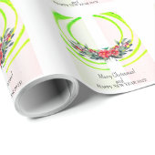 Frohe Weihnachten! Geschenkpapier (Rolleneckpunkt)