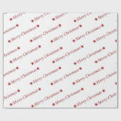 "Frohe Weihnachten" Geschenkpapier (Flach)