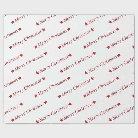 "Frohe Weihnachten" Geschenkpapier (Flach)