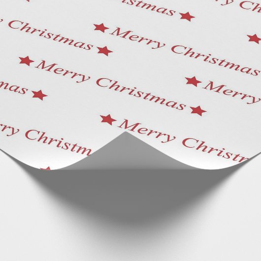 "Frohe Weihnachten" Geschenkpapier (Ecke)