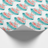 Frohe Weihnachten Geschenkpapier (Ecke)