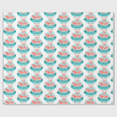 Frohe Weihnachten Geschenkpapier (Flach)