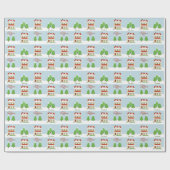 Frohe Weihnachten Geschenkpapier (Flach)