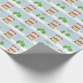 Frohe Weihnachten Geschenkpapier (Ecke)