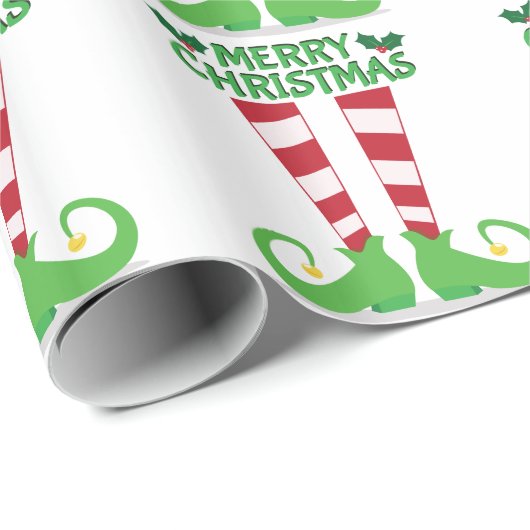 Frohe Weihnachten Geschenkpapier (Rolleneckpunkt)