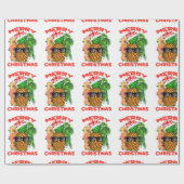 Frohe Weihnachten Geschenkpapier (Flach)