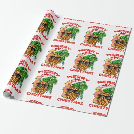 Frohe Weihnachten Geschenkpapier (Ungerollt)