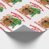 Frohe Weihnachten Geschenkpapier (Ecke)