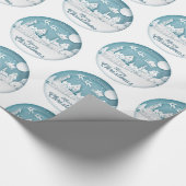 Frohe Weihnachten Geschenkpapier (Ecke)