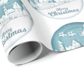 Frohe Weihnachten Geschenkpapier (Rolleneckpunkt)