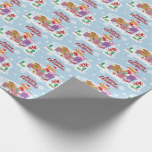 Frohe Weihnachten Geschenkpapier (Ecke)