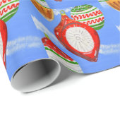 Frohe Weihnachten Geschenkpapier (Rolleneckpunkt)