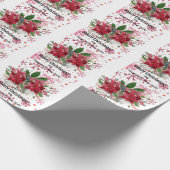 Frohe Weihnachten! Geschenkpapier (Ecke)