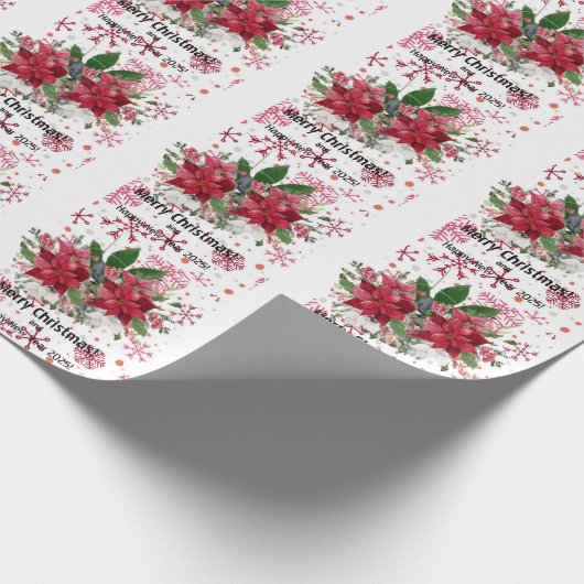 Frohe Weihnachten! Geschenkpapier (Ecke)