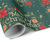 Frohe Weihnachten Geschenkpapier (Rolleneckpunkt)