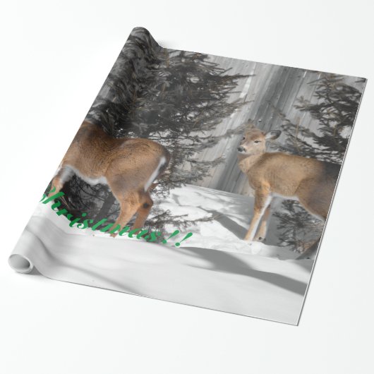 Frohe Weihnachten Geschenkpapier (Ungerollt)