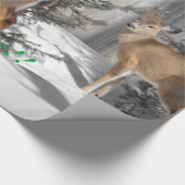 Frohe Weihnachten Geschenkpapier (Ecke)