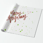 Frohe Weihnachten Geschenkpapier (Ungerollt)