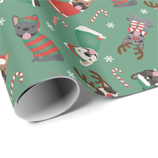 Frohe Weihnachten Geschenkpapier (Rolleneckpunkt)