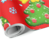 Frohe Weihnachten Geschenkpapier (Rolleneckpunkt)