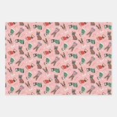 Frohe Weihnachten Geschenkpapier Set (Vorderseite 2)