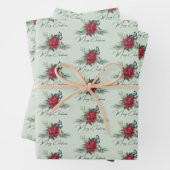 Frohe Weihnachten Geschenkpapier Set (Beispiel)