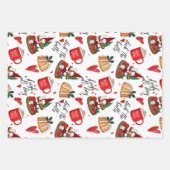 Frohe Weihnachten Geschenkpapier Set (Vorderseite 2)