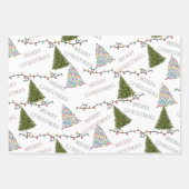 Frohe Weihnachten Geschenkpapier Set (Vorderseite 2)