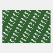 Frohe Weihnachten Geschenkpapier Set (Vorderseite 3)